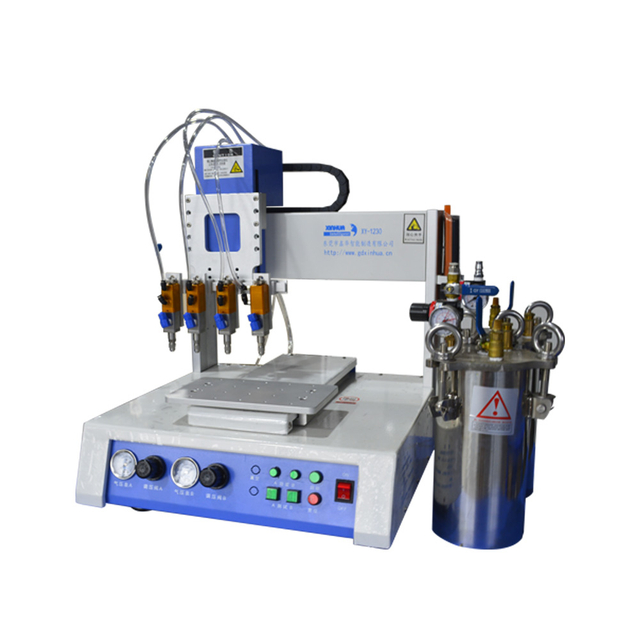 Desktop Automatic Hot Melt Glue Dispensing Machine for Electronic Industry