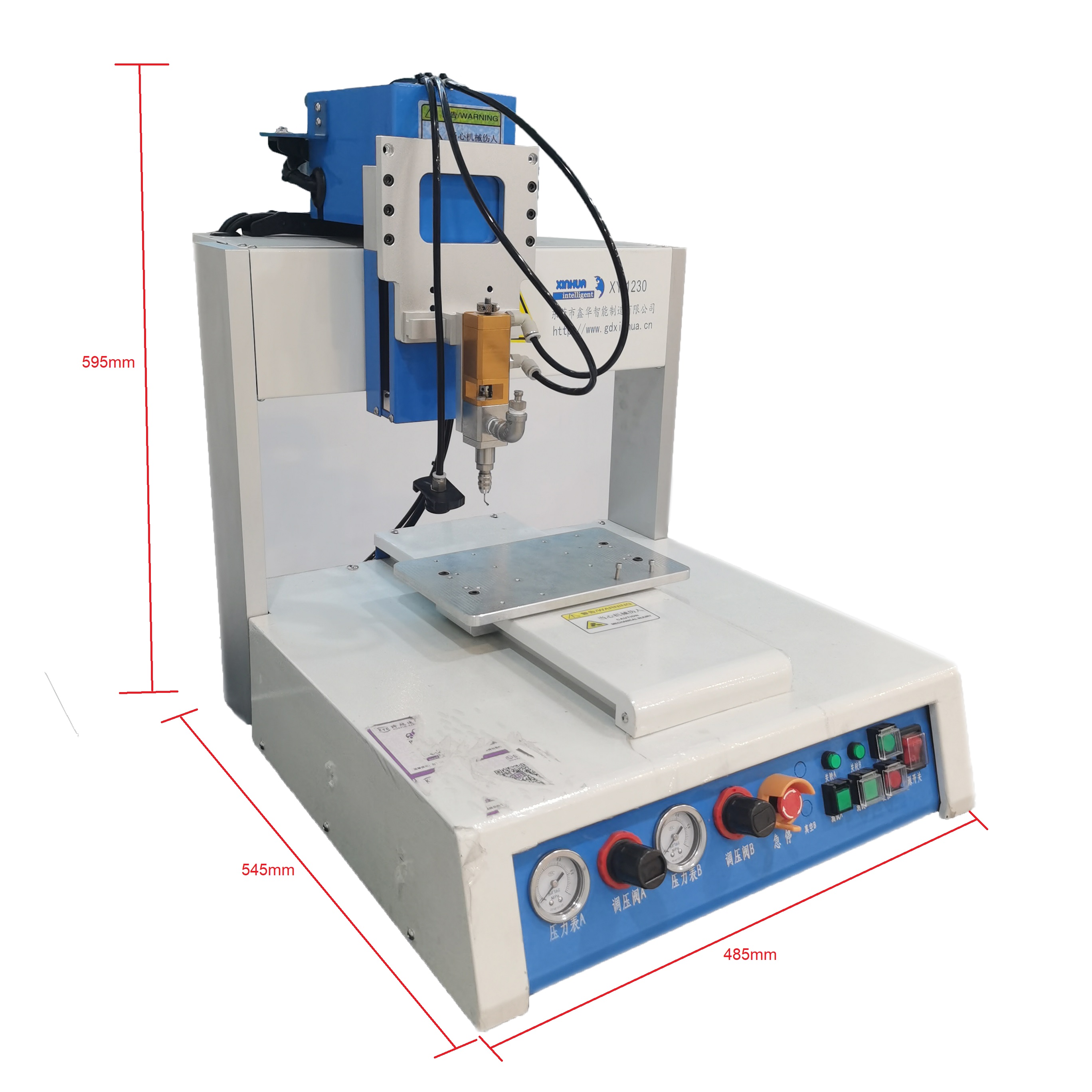 Desktop Automatic Hot Melt Glue Dispensing Machine for Electronic Industry